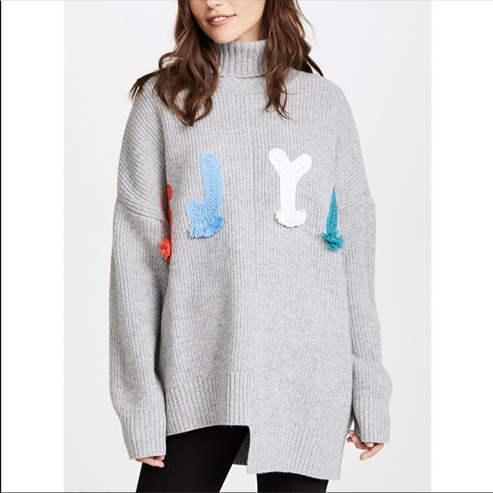 🔥🔥🔥NEW SJYP turtleneck WOOL oversized sweater size Small